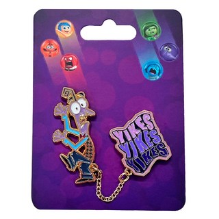 Iknowk 書桌裝飾 腦筋急轉彎2 鍊條徽章 驚驚, 1個, 1入