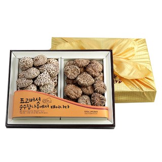 ChamnamuParkchago 頂級方形白花菇黑花菇禮盒 430g, 1套