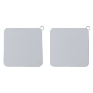 Homevanesse 矽膠排水口墊 2入, 灰色