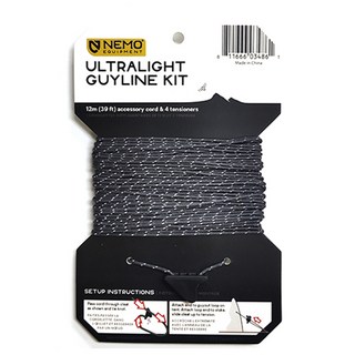 NEMO 超輕量營繩組 帳篷固定繩, 混色