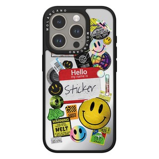 모란카노 미러 디자인 휴대폰 케이스 이미지