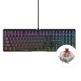 CHERRY MX 3.1 RGB MX2A 축 게이밍 기계식 키보드, 저소음 적축, 블랙, G80-3890HHAKR-2