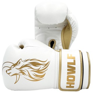 哈爾夫 雅典娜雙手拳擊手套, 1套, 白色 + 金色