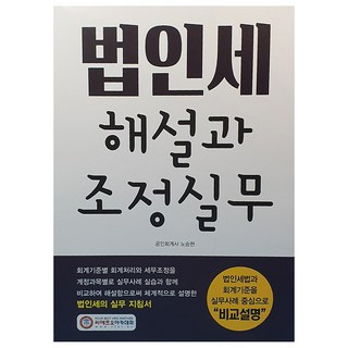 2024 법인세 해설과 조정실무, 노승현, 씨에프오아카데미