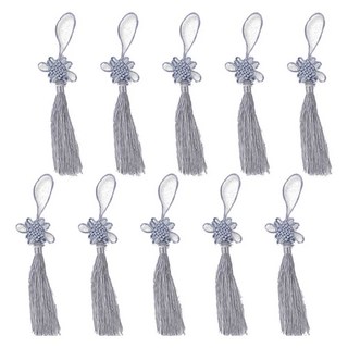 아이엔피 국화매듭 노리개 21.5cm, 그레이, 10개