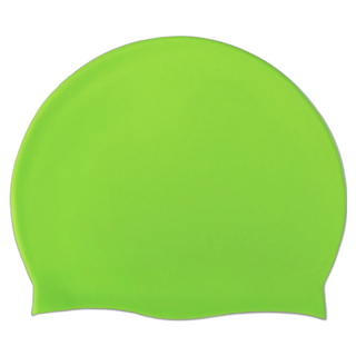 Skawiz 彩色矽膠泳帽, 綠色, 1個
