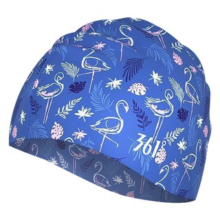361 夢想女孩泳帽, 1個, 藍色紅鶴