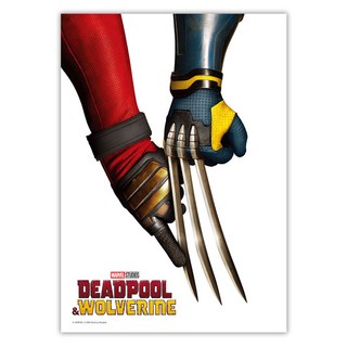 漫威 死侍與金鋼狼 A3 珠光海報 05-Team Up, MARVEL, 阿爾努沃