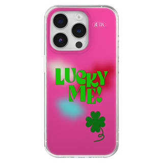 iRUDA 키치 타이포그래피 투명 젤리 휴대폰 케이스