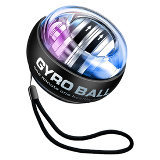 130BPM 陀螺球握力機前臂手腕鍛鍊 LED, 1個, 白色