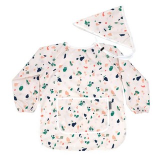 BEBE CHOUETTE 防水長袖藝術禮服+頭巾套裝, 水磨石