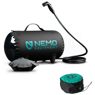 NEMO equipment Helio 壓力淋浴器 便攜式折疊氣壓清洗機, 1套, 黑色