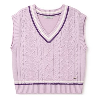 renoma kids 女童寬鬆版麻花針織背心 R2431K4531