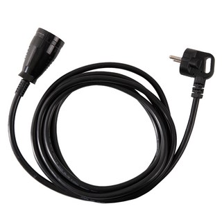 SWEET HOME 高功率1孔延長插座, 10m, 1個, 黑色