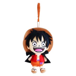ONE PIECE 海賊王 魯夫娃娃吊飾, 13cm, 混和色, 1個