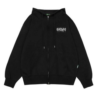 Escapefrom THORNBUSH 蝴蝶印花雙向連帽拉鍊外套