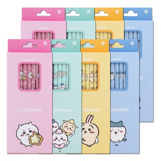 PILBOX 吉伊卡哇 5入鉛筆 4款 x 2組 2B, 混合色, 1套