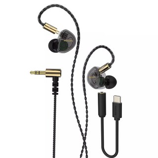 PHILIPS 飛利浦 監聽有線耳機, 黑色 + 金色, TAE7009