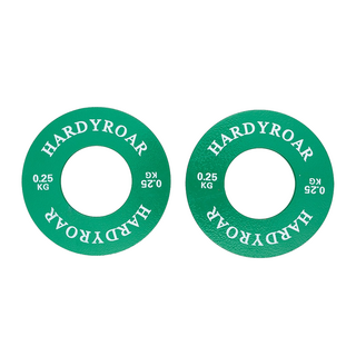 HARDYROAR 優質輕量槓鈴槓片 2入, 綠色, 1套, 0.25kg