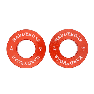 HARDYROAR 優質輕量槓鈴盤 2p, 紅色, 1套, 1kg