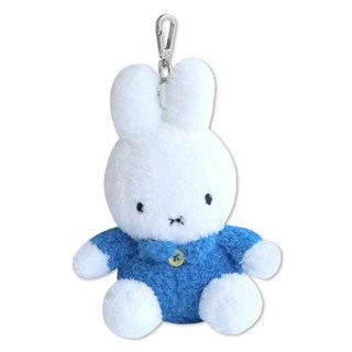 miffy 米飛 SITTING 包包掛飾 絨毛娃娃, 藍色, 16cm, 1個