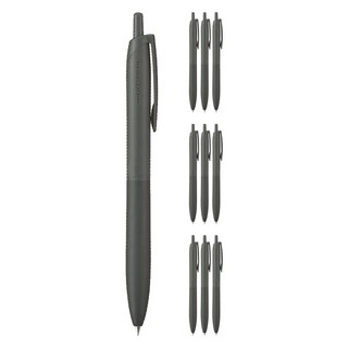 Uni 三菱 JETSTREAM 輕觸感墨水原子筆 SXN-LS 0.5mm, 10個, 霧黑色