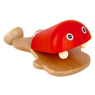 Kes.B Malmsori 木製魚響板 10 x 5 公分 KBN2458, 1個, 隨機出貨