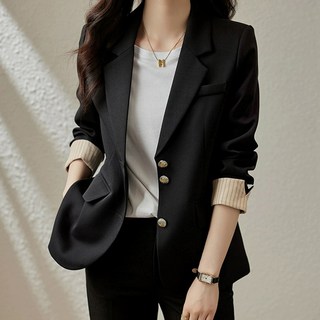 Paperments 女款休閒袖口設計長袖夾克 23028