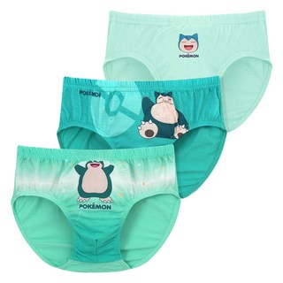 PremierFam 男童款寶可夢卡比獸內褲3件組