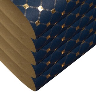 Golden Pop 菱形包裝紙, 海軍藍, 5個