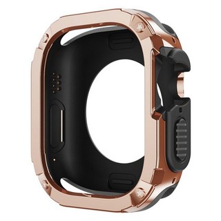 Apple Watch PC + TPU 軟式防撞保護殼, 玫瑰金, 1個