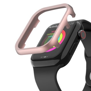 FuturoLab Apple Watch 沖孔鋁合金保護殼, 1個, 玫瑰粉