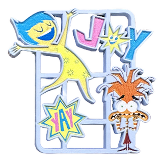 迪士尼皮克斯 腦筋急轉彎2 DIY 徽章 樂樂 & 阿焦, 1個, 1入