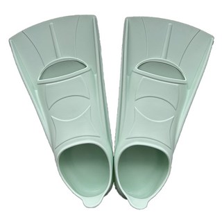 River Fox 游泳浮潛軟式短蛙鞋, 米綠色