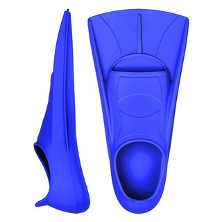 River Fox 游泳浮潛軟式短蛙鞋, 藍色