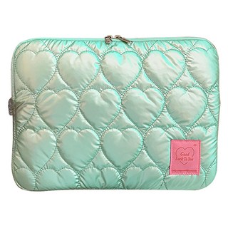 위니즈 하트스티치 패션 노트북 파우치 WZFLP, 그린(WZFLP095-HG13), 1개