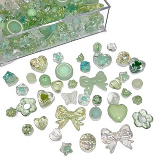 MaDaKkuMi 繽紛大容量咕卡製作材料 50g, 綠色, 1套