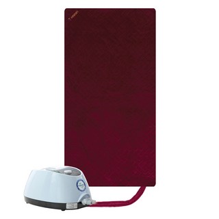 한일의료기 프리미엄 초극세사 커버분리형 온수매트 버건디 ED1, 싱글(100 x 200 cm)