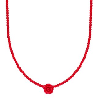 OST女款玫瑰珠子時尚項鍊