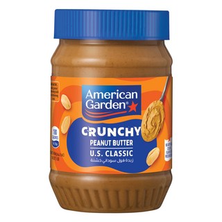 American Garden 脆粒花生醬, 454g, 1罐