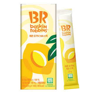 baskiN robbiNs 檸檬汁隨身包 14條入, 280g, 1盒