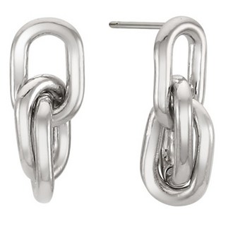 OST 女士時尚音量分層時尚耳環 OTE122113NWW