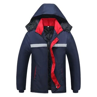 摩托車騎士外送防寒夾克, 海軍藍