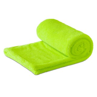 벤딕트 극세사 자동차 세차 타월 대형 스퀘어원, 라이트라임, 1개