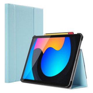 LAB.C 平板電腦智慧型保護套 附筆槽 超薄保護殼, 粉藍色