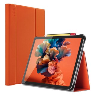 LAB.C 平板電腦智慧型保護套 附筆槽 超薄保護殼, 珊瑚色