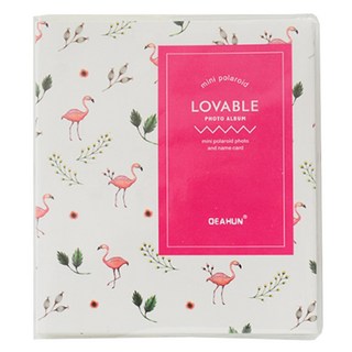 Daysoy 可愛圖案迷你相簿 小卡款, 03 紅鶴, 64張