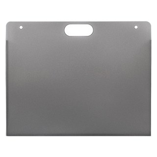 MaDaKkuMi 美術繪圖紙 畫作收納 大型海報收納夾 A3, 1個, 04 霧面黑