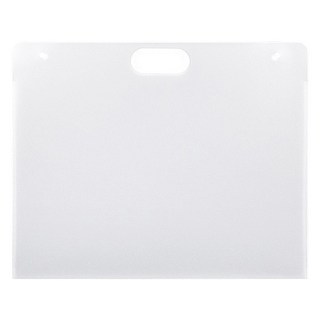 美術畫紙圖片收納大海報收納文件A3, 1個, 02 白色