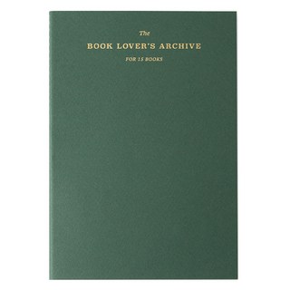 페이퍼리안 리딩저널 슬림 북러버스 아카이브 노트, 파인 그린, 1개